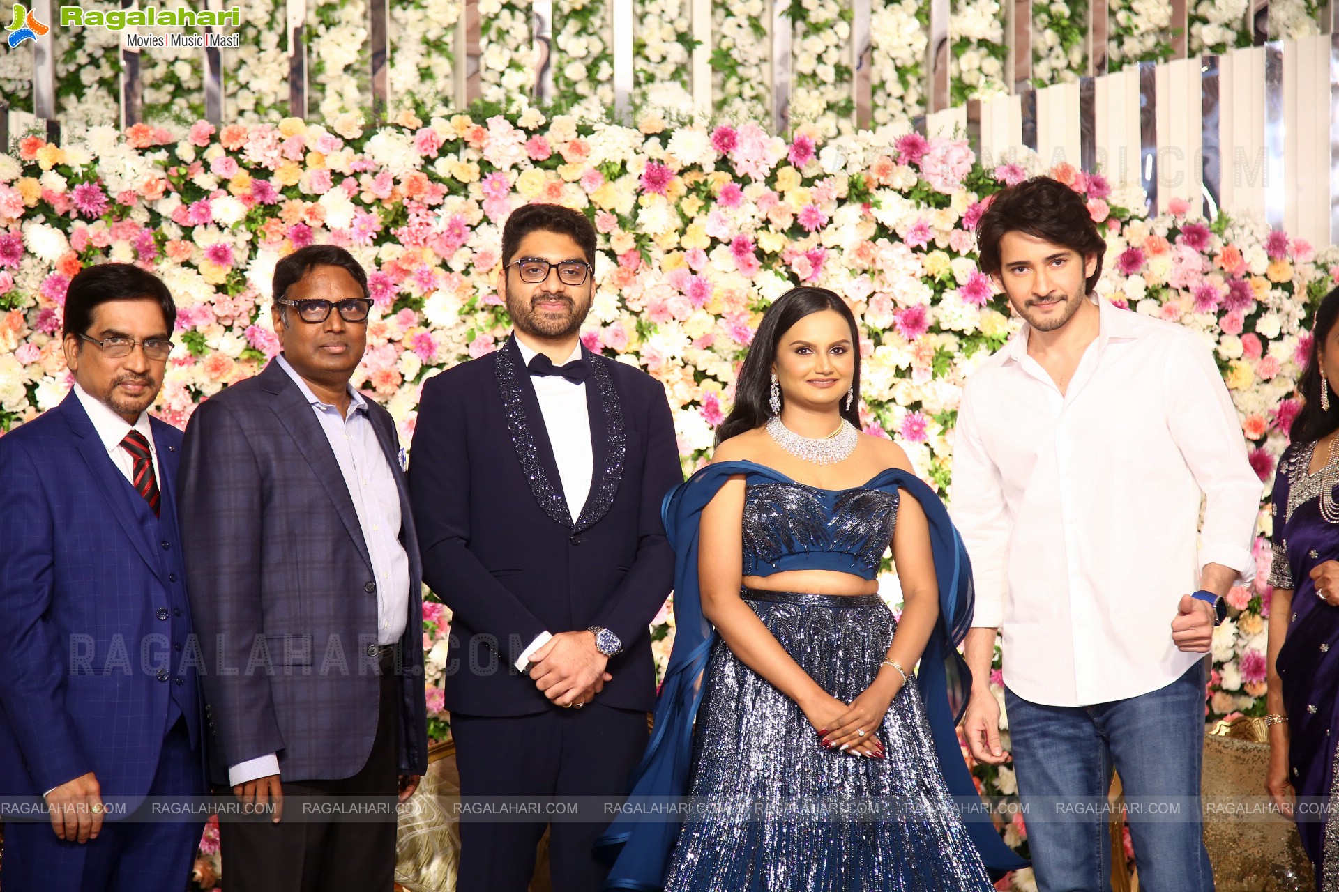 Celebrities at Director Gunasekhar's Daughter Neelima Guna & Ravi Prakhya Wedding Reception