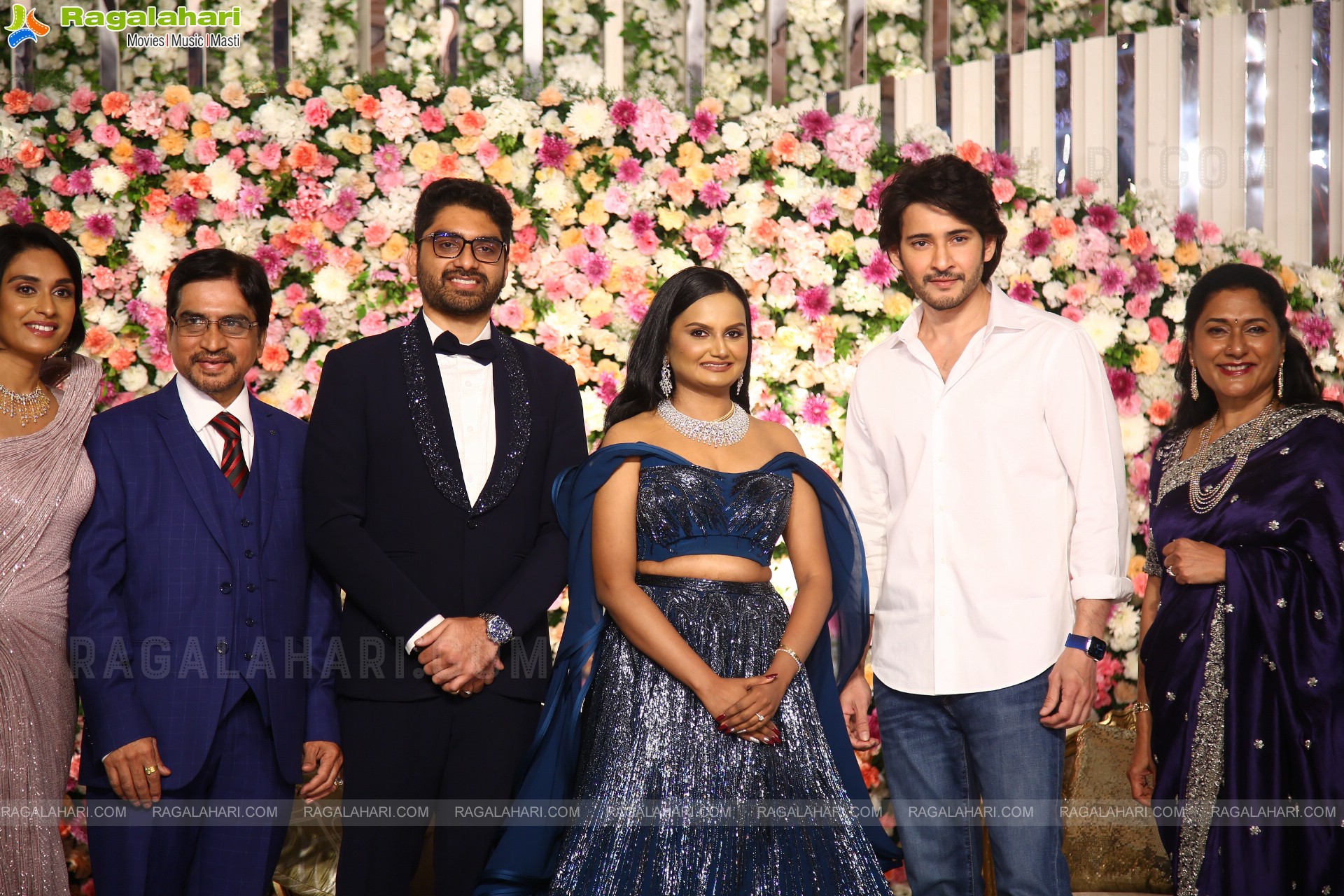 Celebrities at Director Gunasekhar's Daughter Neelima Guna & Ravi Prakhya Wedding Reception