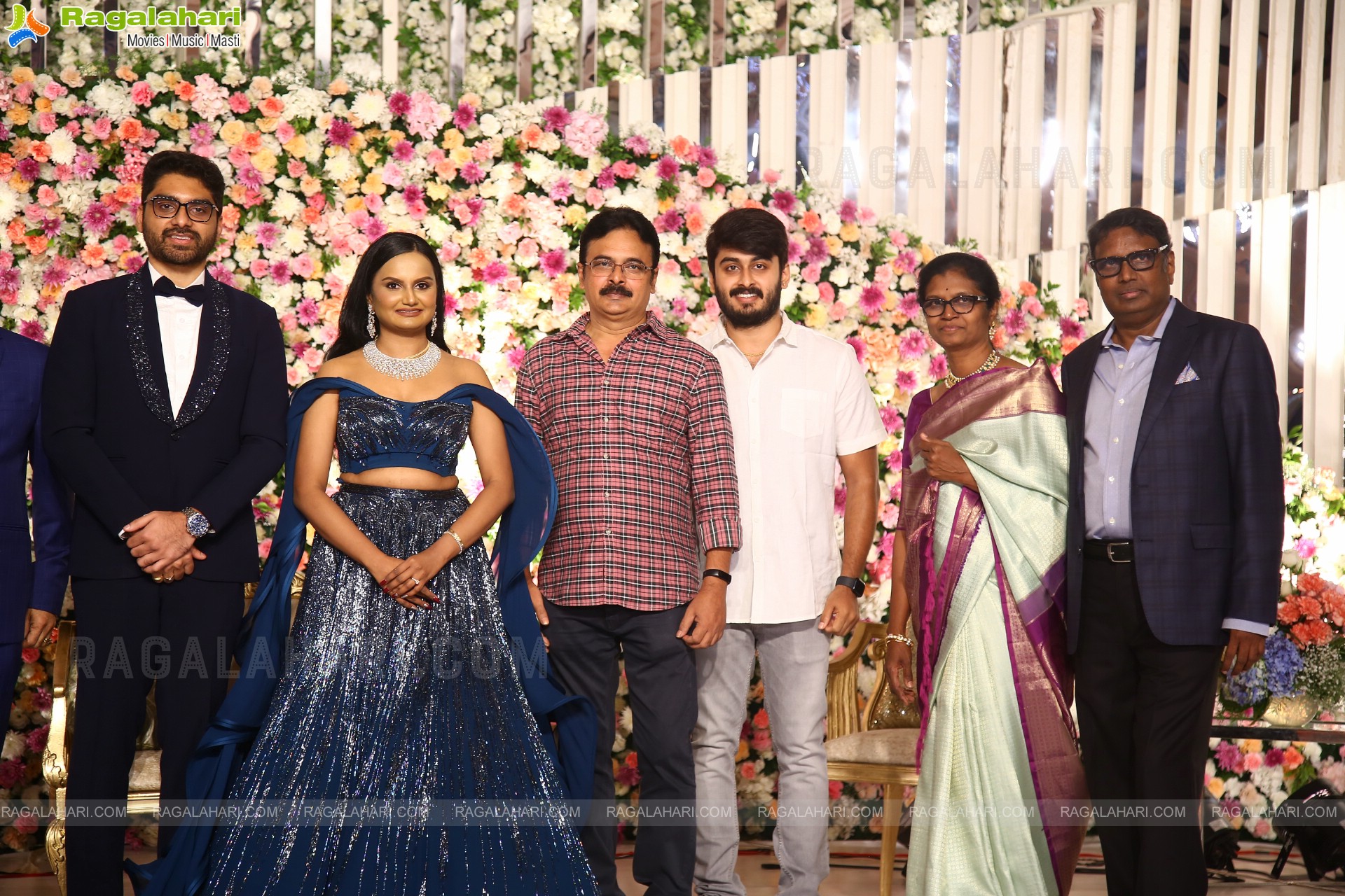 Celebrities at Director Gunasekhar's Daughter Neelima Guna & Ravi Prakhya Wedding Reception