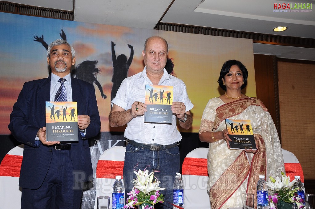 Anupam Kher releases 'Breaking Through' book by Farida Raj