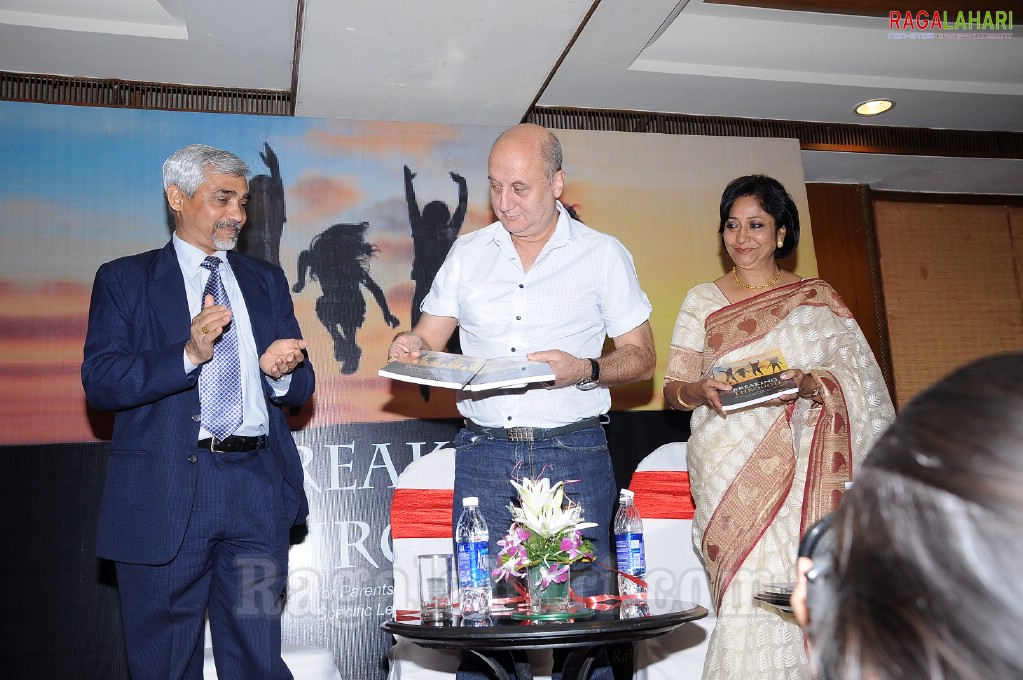 Anupam Kher releases 'Breaking Through' book by Farida Raj