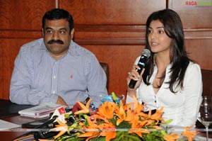 Kajal launches Hyderabad Designer Week 2010 Website