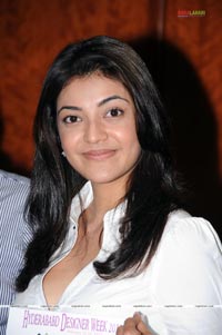 Kajal launches Hyderabad Designer Week 2010 Website