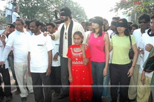 Rana & Richa With Blind People