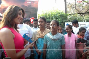 Rana & Richa With Blind People