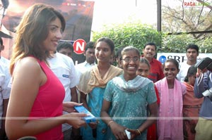 Rana & Richa With Blind People