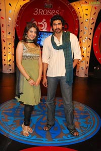 Rana-Richa at Udayabhanu's Nuvvu Nenu TV Show