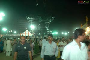 Richa Gangopadhyay at 108 Feet Shiva Puja