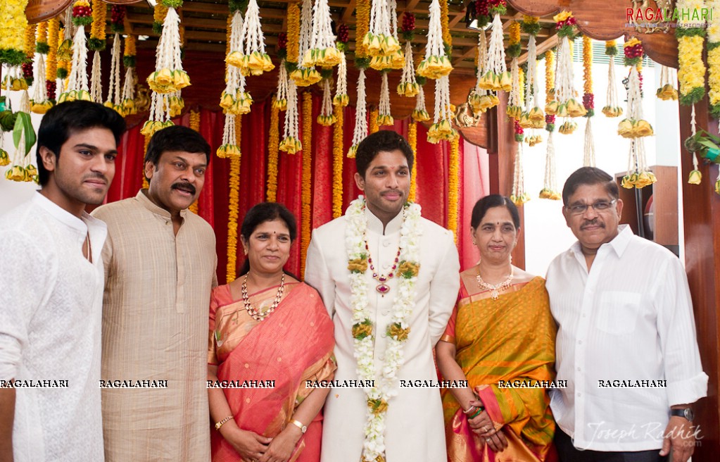 Allu Arjun Groom Ceremony