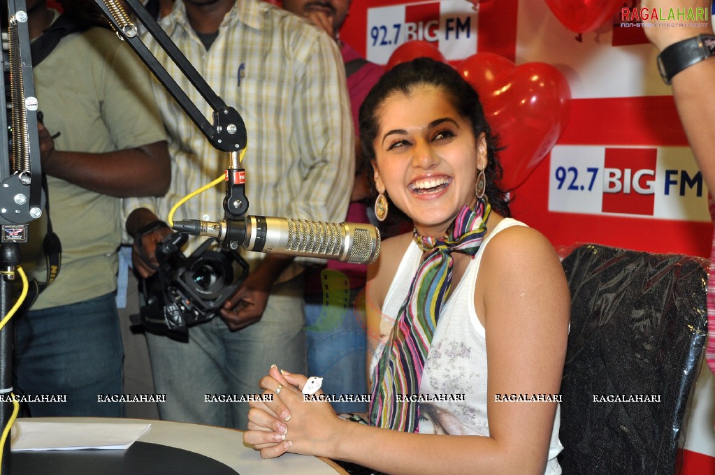 Taapsee at Big FM