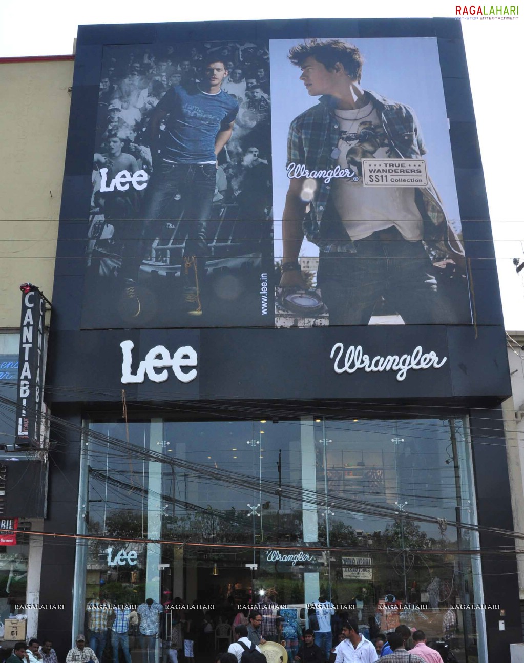 Rana launches Lee & Wrangler, Secunderabad