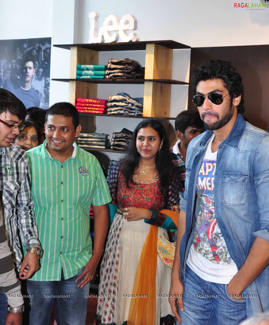 Rana launches Lee & Wrangler, Secunderabad