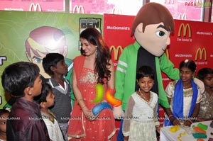 Ruthika at Mc Donalds Cartoon Carnival