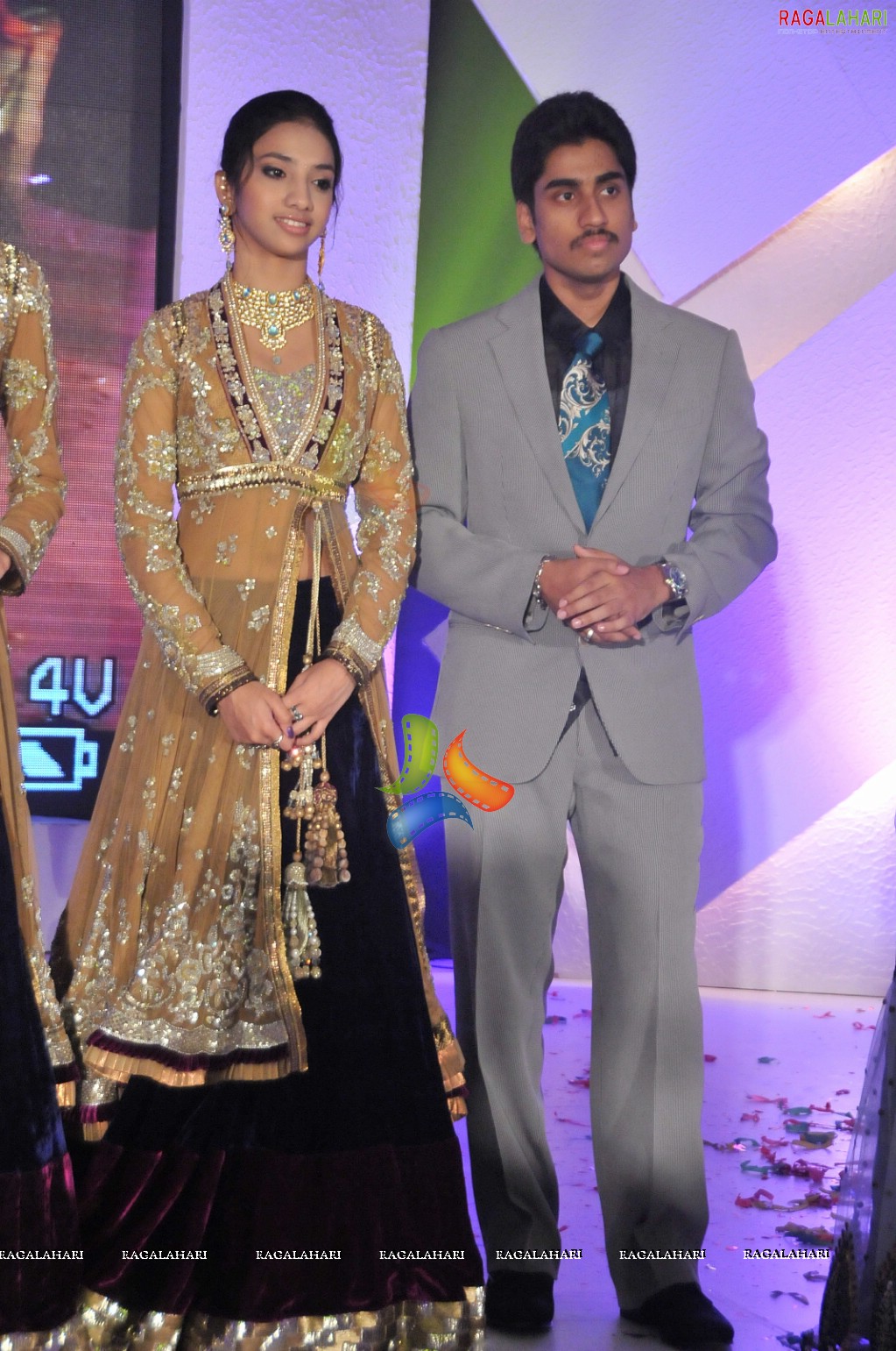 NRI Couple Pre Wedding Party Fashion Show