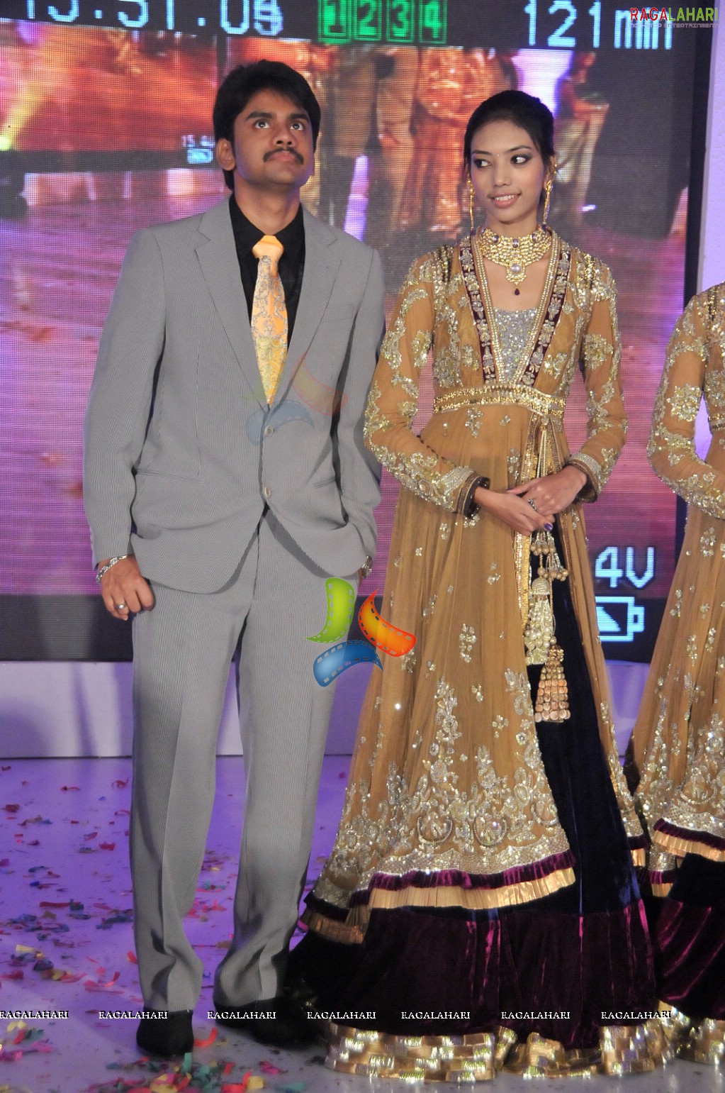 NRI Couple Pre Wedding Party Fashion Show