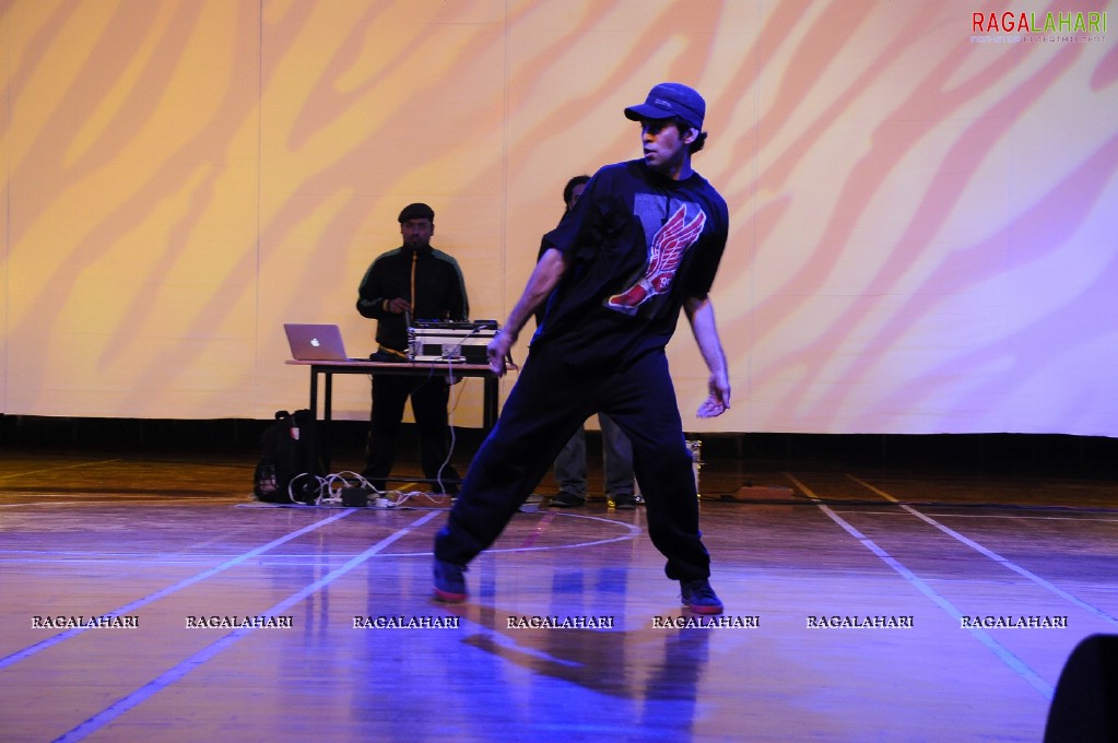 U.S Hip-Hop Group Performs For School Children