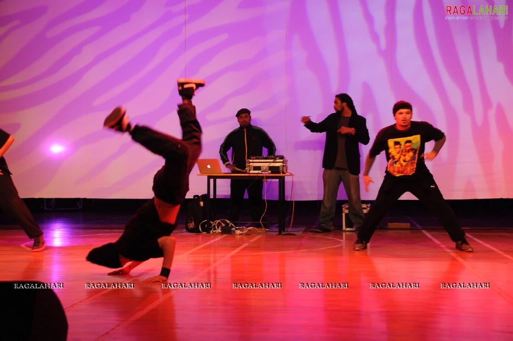 U.S Hip-Hop Group Performs For School Children