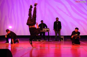 U.S Hip-Hop Group Performs For School Children