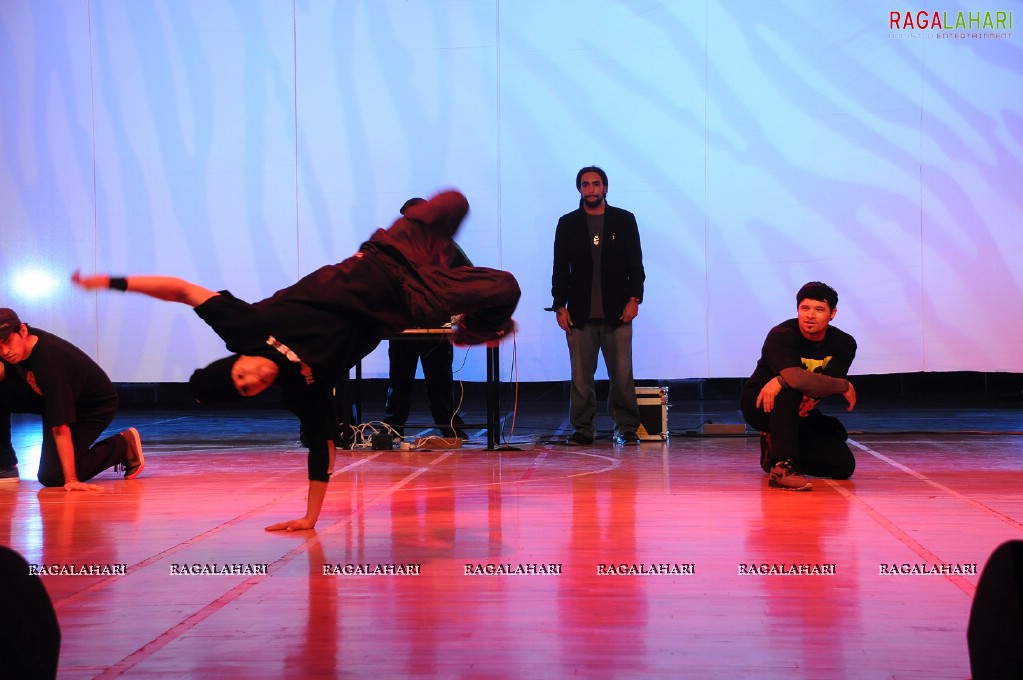 U.S Hip-Hop Group Performs For School Children