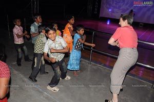 U.S Hip-Hop Group Performs For School Children