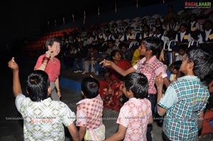 U.S Hip-Hop Group Performs For School Children