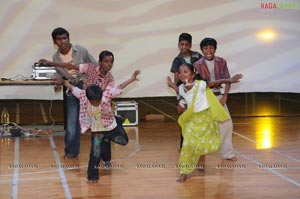 U.S Hip-Hop Group Performs For School Children