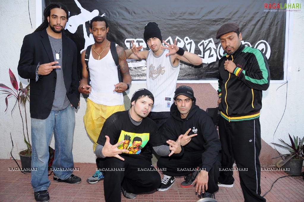 U.S Hip-Hop Group Performs For School Children