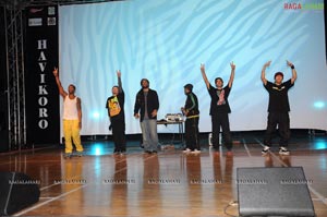 U.S Hip-Hop Group Performs For School Children