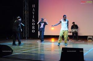 U.S Hip-Hop Group Performs For School Children