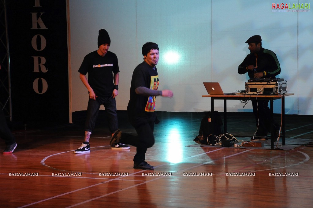 U.S Hip-Hop Group Performs For School Children