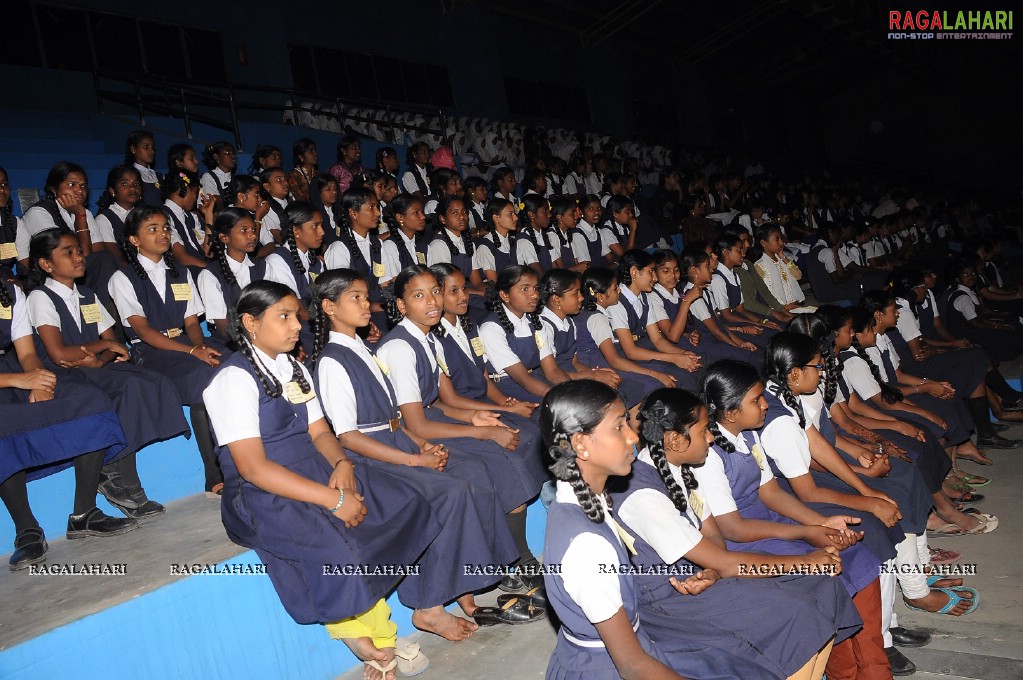 U.S Hip-Hop Group Performs For School Children