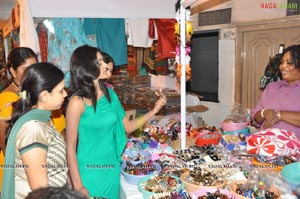 Vitika Launches Exhibition at Satya Sai Nigamagamam