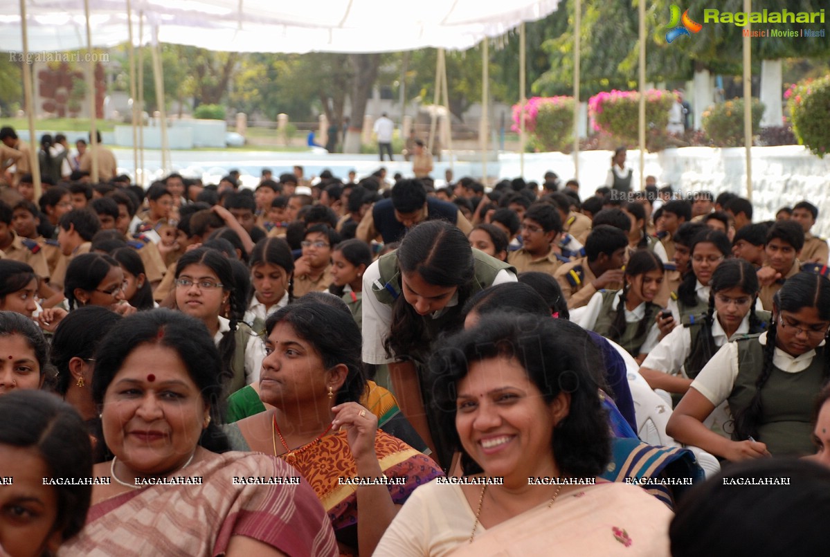 Abdul Kalam visits Hyderabad Public School, Begumpet