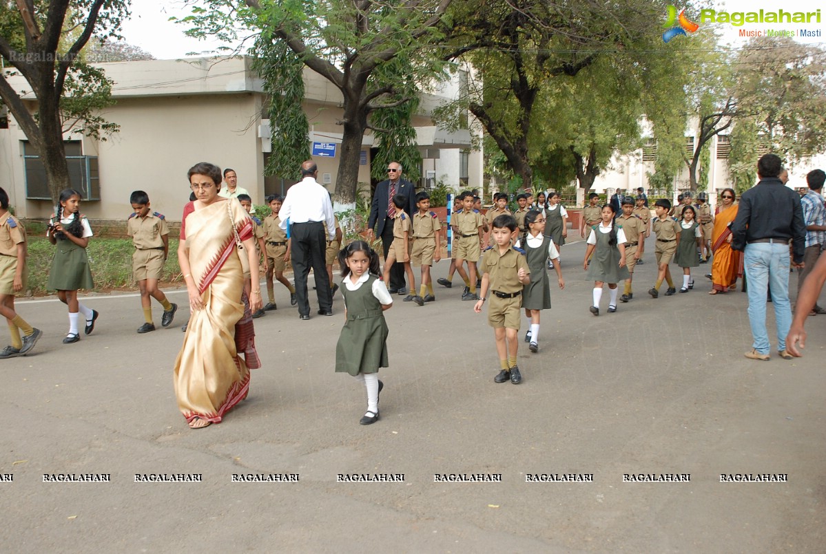 Abdul Kalam visits Hyderabad Public School, Begumpet