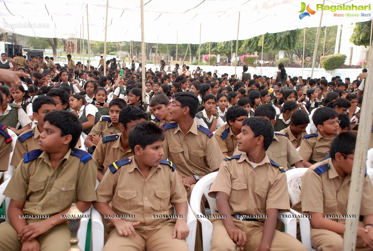 Abdul Kalam visits Hyderabad Public School, Begumpet