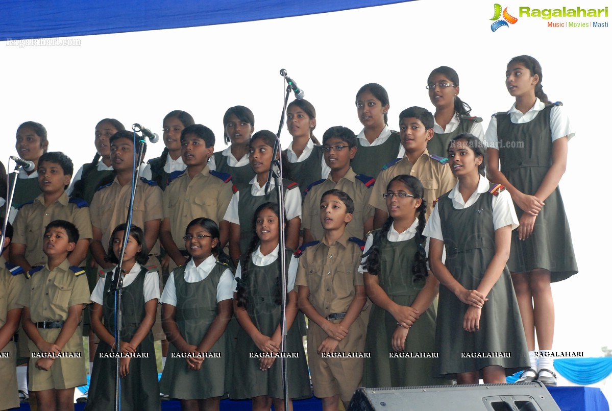 Abdul Kalam visits Hyderabad Public School, Begumpet