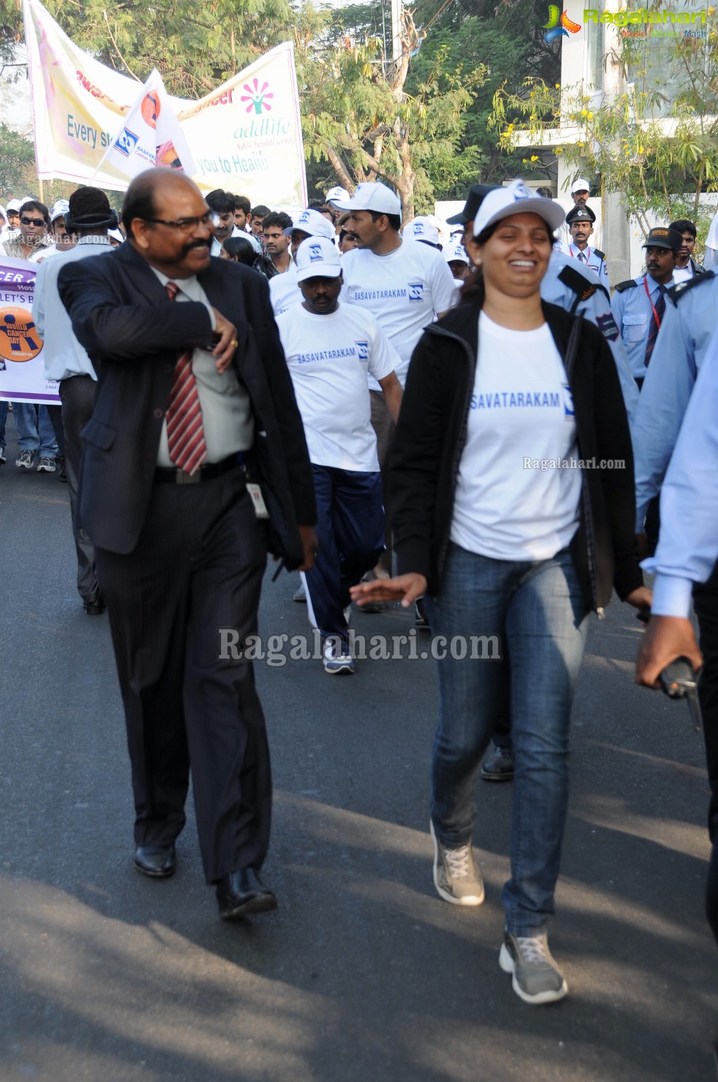 Cancer Awareness Walk by Nandamuri Basavatarakam Cancer Hospital 