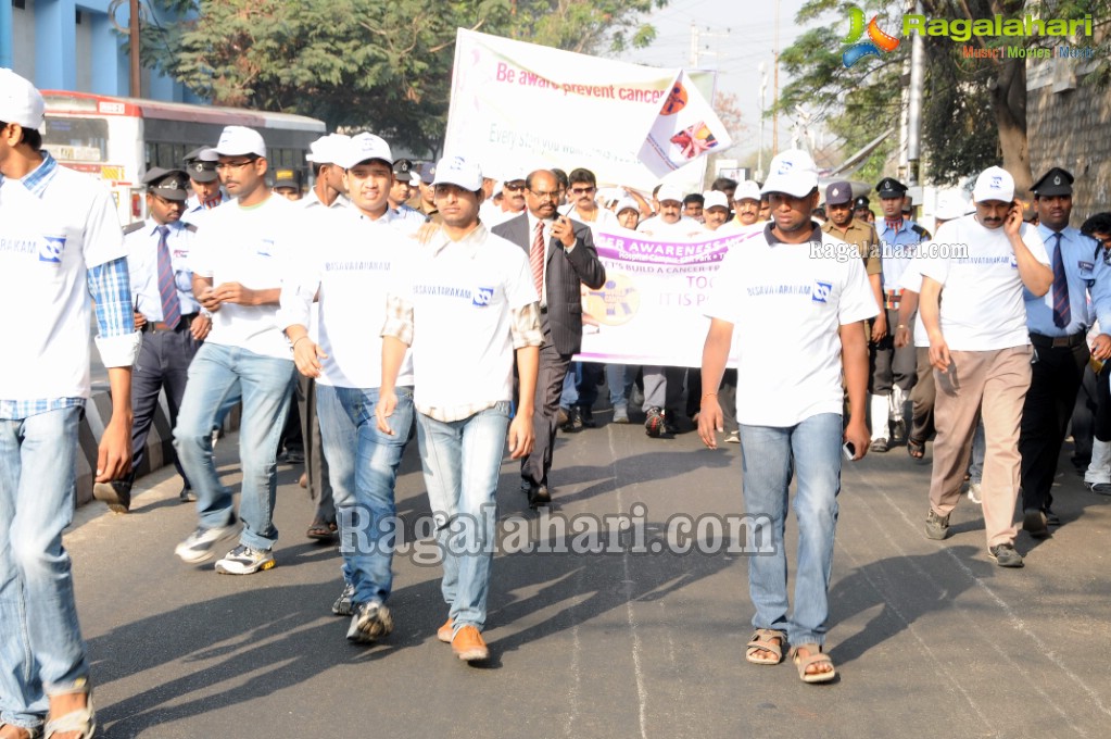 Cancer Awareness Walk by Nandamuri Basavatarakam Cancer Hospital 