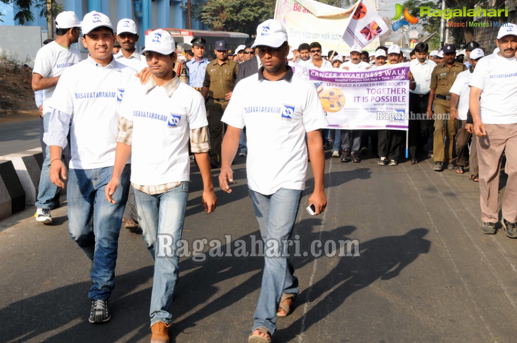 Cancer Awareness Walk by Nandamuri Basavatarakam Cancer Hospital 