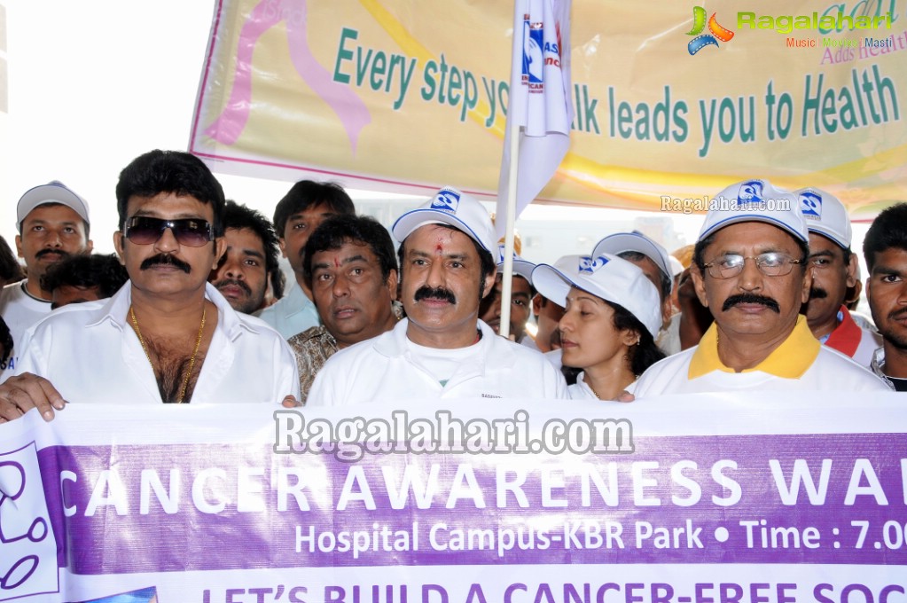 Cancer Awareness Walk by Nandamuri Basavatarakam Cancer Hospital 