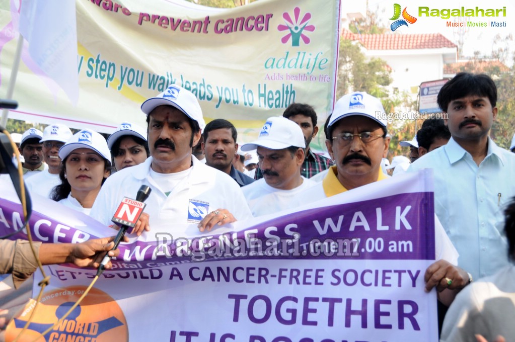 Cancer Awareness Walk by Nandamuri Basavatarakam Cancer Hospital 