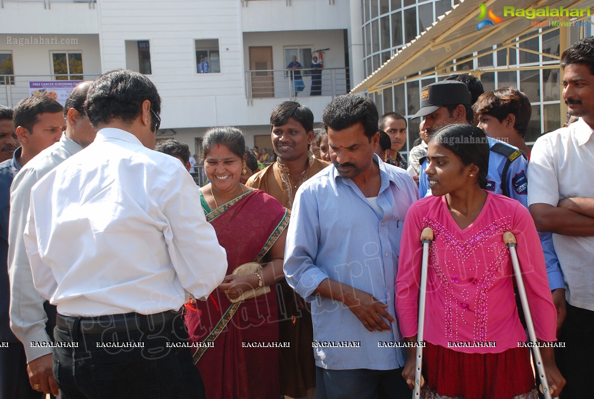 Cancer Awareness Stalls Launch by Nandamuri Basavatarakam Cancer Hospital 