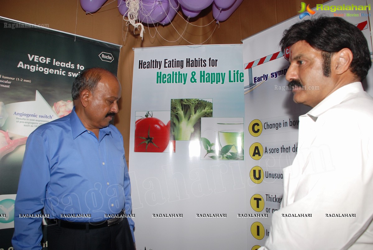 Cancer Awareness Stalls Launch by Nandamuri Basavatarakam Cancer Hospital 