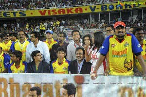 Chennai Rhinos-Karnataka Bulldozers Celebrity Cricket League Final Match