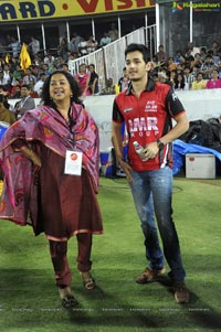 Chennai Rhinos-Karnataka Bulldozers Celebrity Cricket League Final Match