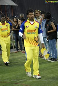 Chennai Rhinos-Karnataka Bulldozers Celebrity Cricket League Final Match