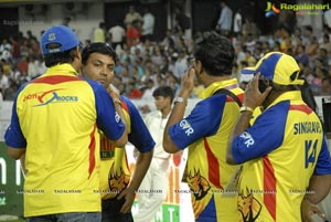 Chennai Rhinos-Karnataka Bulldozers Celebrity Cricket League Final Match