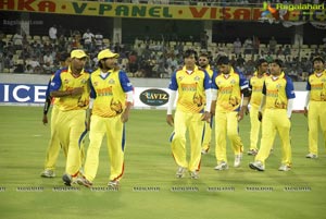 Chennai Rhinos-Karnataka Bulldozers Celebrity Cricket League Final Match