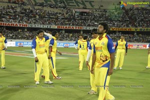 Chennai Rhinos-Karnataka Bulldozers Celebrity Cricket League Final Match