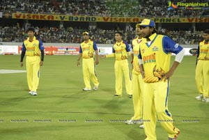 Chennai Rhinos-Karnataka Bulldozers Celebrity Cricket League Final Match